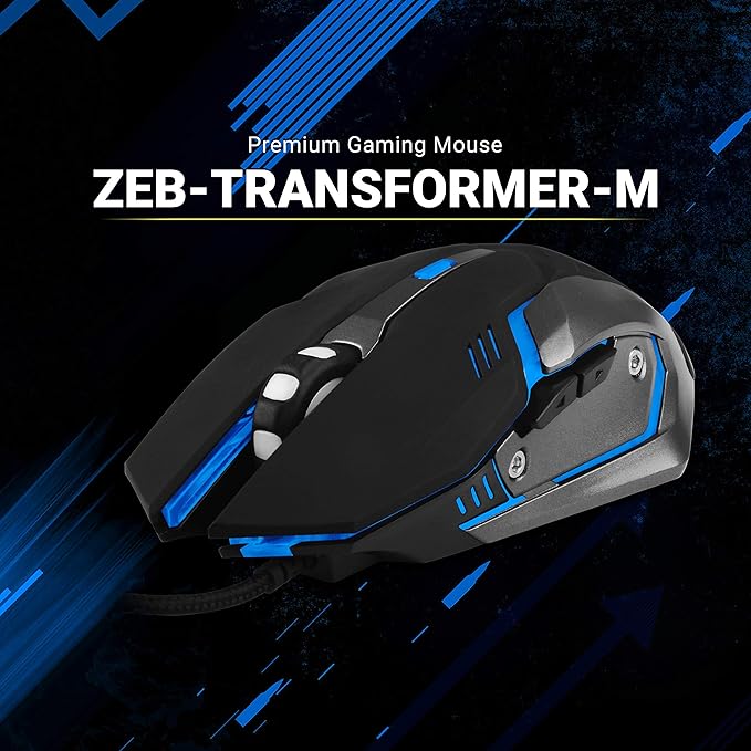 Zebronics Wired Gaming Mouse ZEB-Scropio