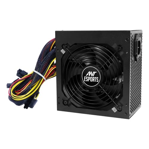 Ant Esports VS500L NonModular High Efficiency Gaming Power Supply/PSU with 1 x PCIe and 120mm Silent Fan