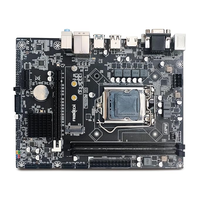 ZEB0NICS H81GL 4th/5th Generation Micro ATX Motherboard II LGA1150 DDR3 Socket Supports i3/i5/i7 Processors II nvme Support II Pci-e X1 Slot II