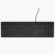 Dell KB216 Wired Multimedia Keyboard - Full-Size Layout with USB Interface, Chiclet Keys, Spill Resistance with 3 Indicator Lights| Plug and Play| Hot Keys: Volume, Mute, Play/Pause, Backward, Forward