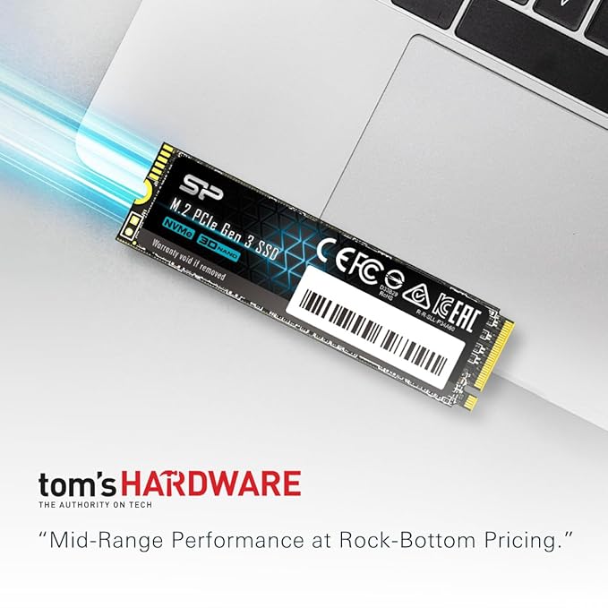256GB NVMe PCIe M.2 Starlite Scuda Solid State Drive (SSD)(Read/Write Speed up to 2,400/1,600 MB/s)