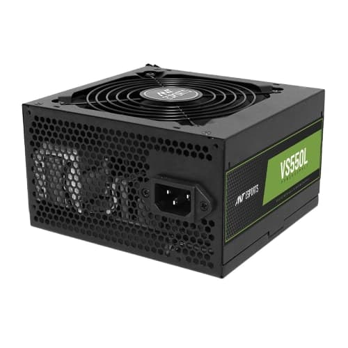 Ant Esports VS500L NonModular High Efficiency Gaming Power Supply/PSU with 1 x PCIe and 120mm Silent Fan