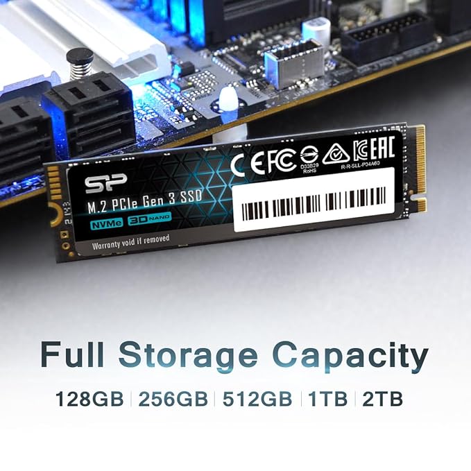 256GB NVMe PCIe M.2 Starlite Scuda Solid State Drive (SSD)(Read/Write Speed up to 2,400/1,600 MB/s)