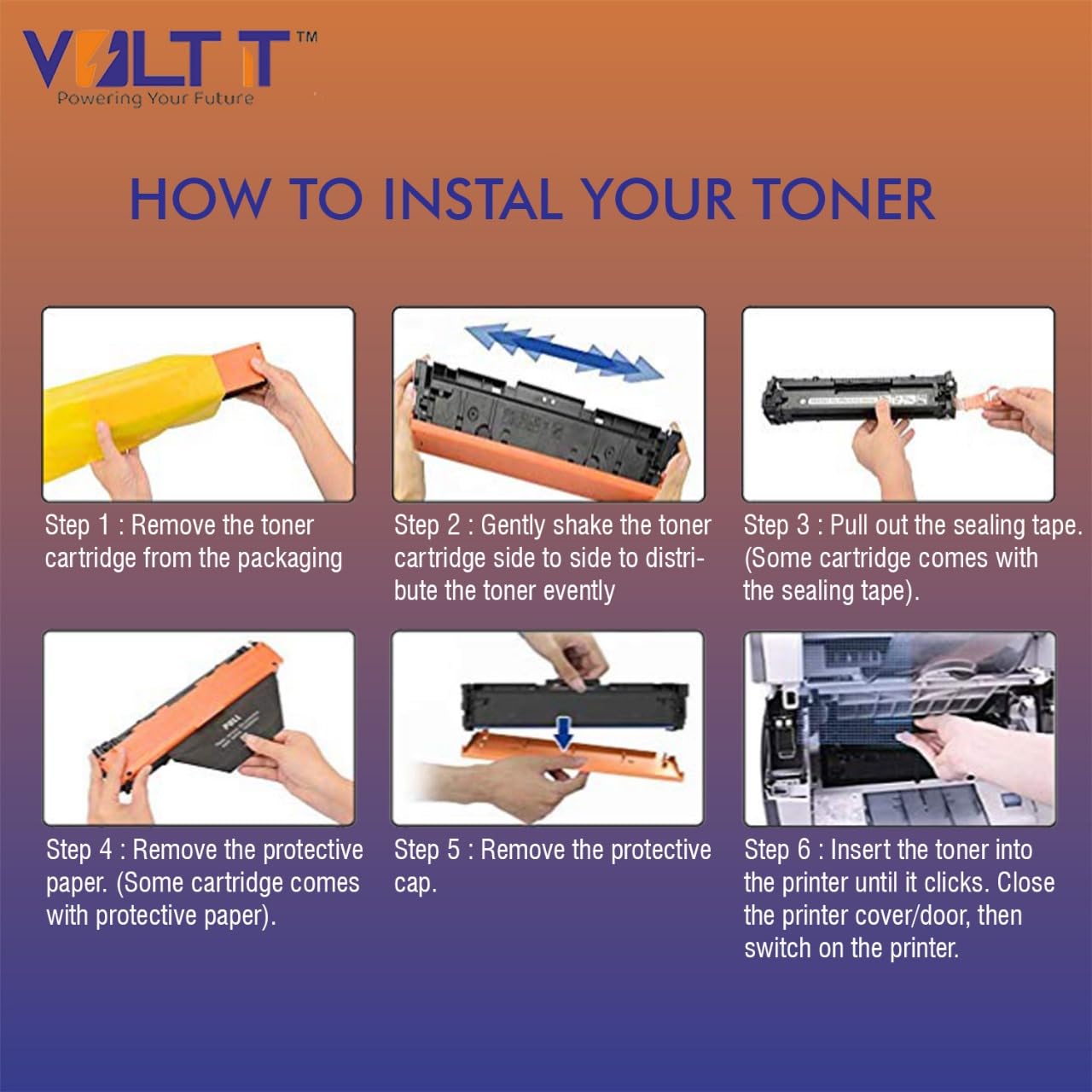 VOLT IT 12A Laser Printer Cartridge Compatible with 1020, M1005, 1018, 1010, 1012, 1015, 1022, 1022N, 1022NW, 3015, 3020, 3030, 3050, 3050Z, 3052, 3055 / 12A Cartridge / Black