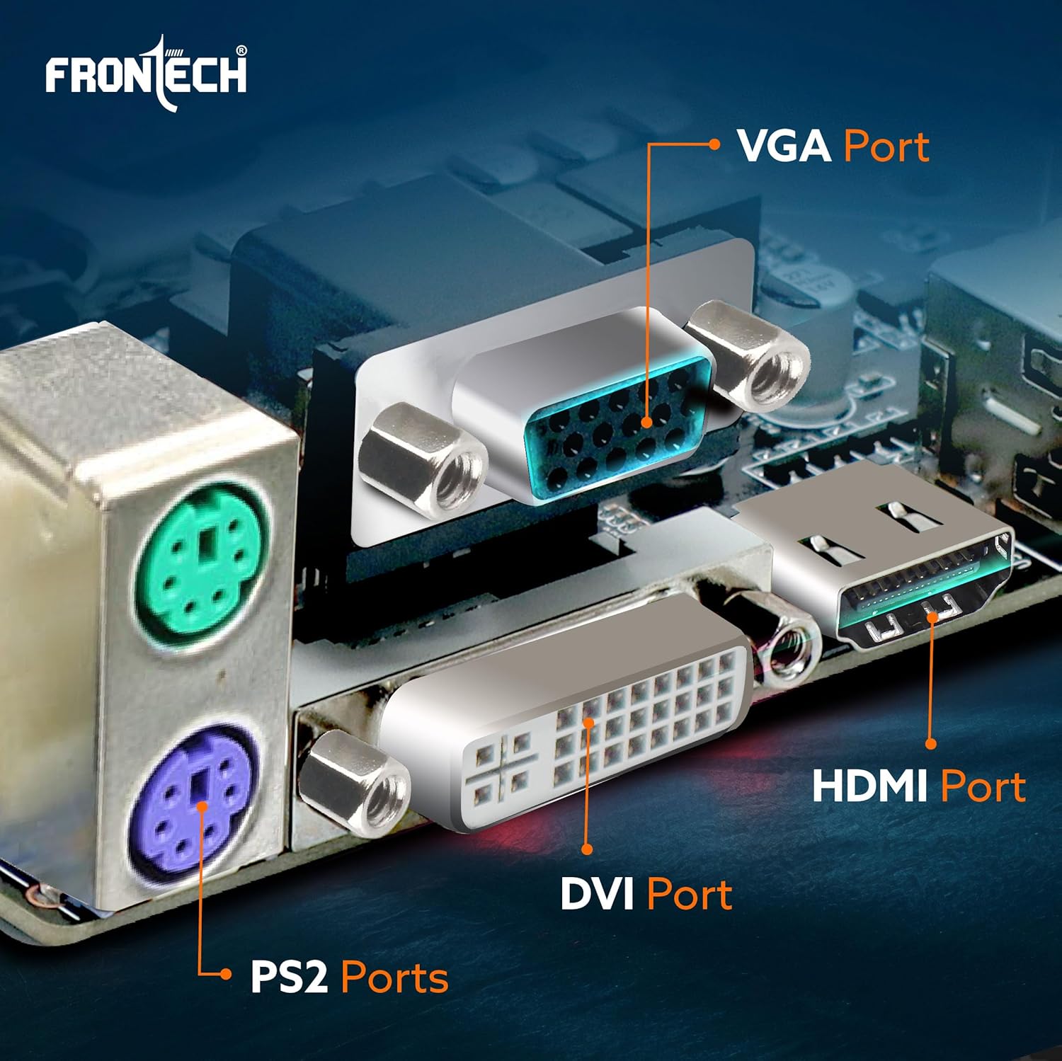 FRONTECH High-Performance 8th & 9th Generation LGA 1151 Motherboard with H310 Express Chipset (FT-0482)